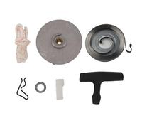 Culnflun Kit de démarrage pour tronçonneuse, kit de réparation de démarreur à traction compatible avec TS350 038 041 MS380 MS381, ensemble complet d'assemblage de poulie à corde