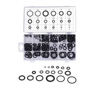 Culnflun Kit de joints toriques en caoutchouc, assortiment de 225 pièces, 18 tailles, avec boîte de rangement pour la plomberie automobile