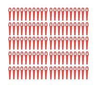 Culnflun Lames de Coupe en Plastique, 7/12 mm, Remplacement pour Tondeuse à Gazon, Type Gourde, 100 pièces, Outils d'élagage de Jardin, résistants à l'humidité, pour tondeuses à