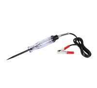 Culnflun Lampe de Test Automobile, lumière de testeur de Circuit de Voiture 6 V 12 V 24 V DC, Lampe de Test de Tension électrique ou Longue sonde pour vérificateur de fusible de vo