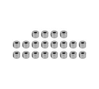 Culnflun Landing Gear Stopper Set Roue Collier de Roue 2,1 mm en Acier Inoxydable RC Plan RC Pièces d'avion pour la télécommande à l'aile Fixe Aircraft 20pcs Silver