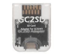 Culnflun Lecteur de Carte GC2SD pour Adaptateur de Carte de Stockage Micro, Carte mémoire Micro pour Console de Jeu avec mémoire maximale de 512 Go Compatible avec GC et Console (Claire)