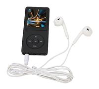 Culnflun Lecteur MP3, enregistreur Vocal de Musique, Lecteur de Musique sonore sans Perte, Lecteur de Musique Sportif Multi-Fonctions, écran de 1,8 Pouce 8 Go de mémoire 64 Go de l (Noir)