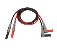 Culnflun Ligne d'essai de prise de banane de P1033 4mm, angle droit moulé par injection d'essai au câble droit de multimètre, mâle au mâle avec l'outil Fil-Piercing d