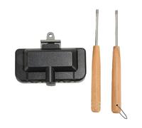 Culnflun Machine à Sandwich Chaud, Plaque de Cuisson à Sandwich Double Face Antiadhésive, Poêle à Griller à Bascule, Fromage Grillé pour Petit-Déjeuner Crêpes Omelettes Frittatas