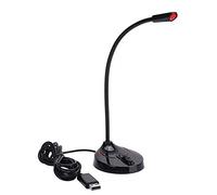 Culnflun Microphone de conférence USB, Micro de Bureau à col de Cygne réglable à 360 degrés pour Une Utilisation de réunion vidéo en Ligne au Bureau et à la Maison