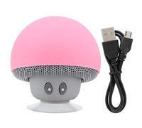 Culnflun Mini Bluetooth en Haut-Parleur sans Fil Porceau de Champignon Portable avec subwoofer Clear Sound pour la décoration intérieure Gift Pink
