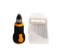 Culnflun MINI Hand Drill Set, 10pcs Small Dring Bits Ensemble, Micro Drill Tool Poigne non glisser pour la résine Polymer Clay, DIY Craft