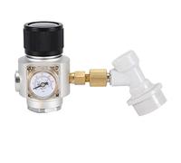 Culnflun Mini régulateur de gaz CO2 Homebrew 0-30PSI avec déconnexion de verrouillage à bille Corny Keg pour équipement de brassage de bière, distribution de Kegerator, outil de ca