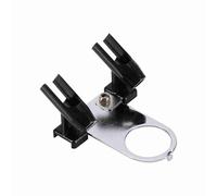 Culnflun Mini support de support d'aérographe, support de porte-aérographe simple 7,5 x 9 x 4cm maintient jusqu'à 2 aérographes tenant des aérographes en céramique peinture