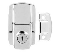 Culnflun Motorcycle Trunk Lock Heavy Duty Iron Anti Theft Security Replacement for Big Sheep Motorcycle Rear Trunk with 2 Keys and Fixed Buckle