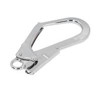 Culnflun Mousqueton de Sécurité 22KN en Acier, Crochet Snap Hook à Double Verrouillage pour Ligne de Vie et Travaux Industriels