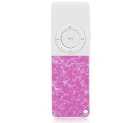 Culnflun MP3 Lecteur, Lecteur de Musique sonore Slim HiFi sans Perte Prend en Charge jusqu'à ABS 64 Go Music Haut-Parleur Multifonction Portable mp3 pour Le Gymnase Fitness Outdoor (Rouge Violet)