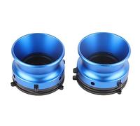 Culnflun Nab Hub Adapters, 10 inch Opener 1 Pair Polished Aluminum Alloy Universal Loading Device for Studer ReVox Akai Teac Reel to Reel Tape Recorders (Bleu)