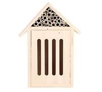 Culnflun Natural Wooden Hanging Bee House, House Hotel for Bee, Butterfly, Ladybirds, Beneficial Habitat (Type C)