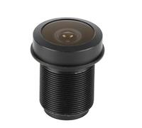 Culnflun Objectif Fisheye 180 ° à Interface filetée Standard, Objectif HD Grand Angle 1,44 mm 1/2,5 5 MP, Objectif de Remplacement pour caméra de Surveillance CCTV, Installation