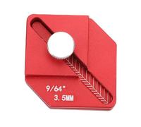 Culnflun Outil de menuiserie, règle de mesure du bois en alliage d'aluminium pour la menuiserie de finition, traceur de marquage multifonctionnel et outil de mesure des décalages c