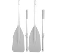 Culnflun Pagaies de Kayak, Pagaie Double Aluminium 132cm, Pagaie Kayak Rame Double Paddle Aluminium 2Pcs, pour canoës, Bateaux gonflables, Bateaux d'urgence, Noir