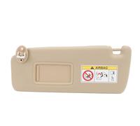 Culnflun Pare-Soleil Avant, avec Surface Beige, visière de Remplacement Lhd côté Droit, Accessoire intérieur de Voiture Durable pour quatrième génération J150 SUV 2010 à 2023 (Left)
