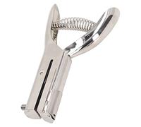 Culnflun Perforatrice à main robuste à un trou, perforatrice à main robuste de qualité professionnelle, construction entièrement en métal, cercle unique de 6 mm, perforation pour c