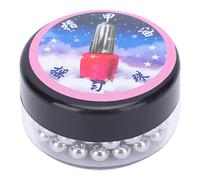 Culnflun Perles de shaker de vernis à ongles, boules en acier inoxydable 304 de 7/32" de diamètre, boules d'agitateur de mélange lisse pour secouer le vernis à ongles, bouteille de