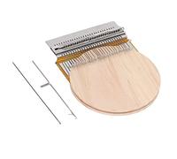 Culnflun Petit métier à tisser de type Speedweve, 28 broches, mini métier à tisser pratique, kit de reprisage en bois, machine de tressage domestique, bricolage de motifs
