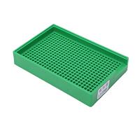 Culnflun Plateau de disposition de vis, trou en forme de V multiple, plaque d'organisation de vis à ouverture uniforme, solution de stockage de travail industriel, matériau PP dura (1.5-2.0mm)