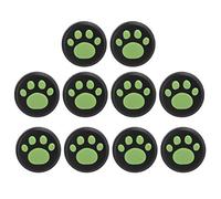 Culnflun Poignées de Pouce de Chat, Capuchon en Silicone pour Joystick Universel, Couvercle de Pouce à Bascule en Silicone, Conception de Chat Mignon, Capuchons de Protection en si (Griffes Vertes
