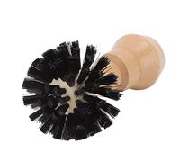 Culnflun Portafilter Cleaning Brush Professional Duty Duty Duty Nylon Coffee Tamper Nettaiteur Tool avec poignée en bois ergonomique pour la machine à expresso accessoires de cuisi (58 mm)