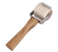 Culnflun Propolis Collector, Stainless Steel Roller Type Propolis Collector Honey Extracting Tool Beekeeping Accessories with Wooden Handle for Beekeepers 24cm