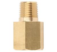 Culnflun Raccord adaptateur 1/8 NPT à 1/8 BSPT, adaptateur d'expéditeur de jauge de température de pression d' en laiton, connecteur de filetage automatique universel