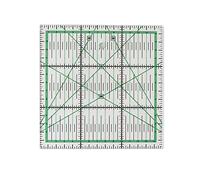 Culnflun Règle de quilting, règles de quilting en grille acrylique transparente, avec échelle précise, pour le repassage, la couture, le patchwork, la mesure, l'artisanat et la cou