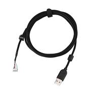 Culnflun Remplacement du câble de Souris USB, Branche et Jouer Une Ligne de Souris tressée en Nylon de 2,19 Yards de Long, pour G 520 Gaming Mouse Black