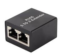 Culnflun Répartiteur Ethernet 1 vers 2 RJ45, Adaptateur Réseau pour Deux Appareils, Extension LAN pour Routeur, TV Box, Maison