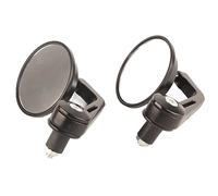 Culnflun Rétroviseur de moto, rétroviseur latéral d'extrémité de barre de poignée, miroir de vélo rond universel, accessoire de vue de sécurité réglable de 22Mm