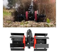 Culnflun Roue de Désherbage, Roue de Travail du Sol à Lame Droite 9 Dents de la Tonte et Le Travail du Sol, Accessoire de Cultivateur de Jardin Universel et Accessoire de Tondeuse à Gazon (28mm)