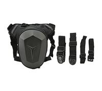 Culnflun Sac de Jambe Tombant, Sac de Taille Respirant réglable, Sac de Cuisse Multi-Style pour Moto, randonnée, Voyage et activités de Plein air (Grise)