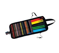 Culnflun Sac de, Support portatif de bâton de Batterie, Accessoires de pilons Folk Drumstick Gig Bag Pouch avec poignée, pour batteurs, débutants en Bande, Concert, étui de s de b