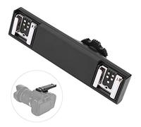 Culnflun Salle de Chaussures à Deux Coups Ultra-légères à Haute qualité pour Les caméras SLR et Le caméscope à partir d'ABS et de PC Noir 11 x 3 x 2 4 cm