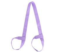 Culnflun Sangle de transporteur de yoga, manche de courroie de la courroie de porte-parole transportant une élingue de porte-tapis réglable pour le yoga Pilates Exercice Coton (Violet léger)