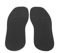 Culnflun Semelles en caoutchouc antidérapantes résistantes à l'usure pour chaussures en cuir grainé outils de réparation accessoires pour chaussures 4 couleurs disponibles (Noir)