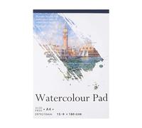 Culnflun Sketch Book, A4 A5 Artist Watercolor Paper Notepad Painting Diary Notebook Book Drawing Livre adapté aux étudiants en design d'art 15 feuilles 30 pages (A4)