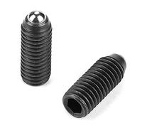 Culnflun Spring Plunger Set 10pcs, M10 Carbon Steel Ball Plungers with Hex Socket for Accurate Positioning and Pressure in Mechanical Devices, Automatic Machines, M10x20 (M10*30(10PCS))