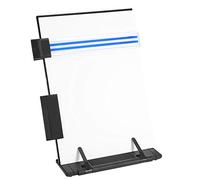 Culnflun Support de livre de documents de bureau, support de livre réglable de 13,8x8,3 pouces, support de bureau de lecture pour la saisie vocale, la lecture de lettres A4, livre