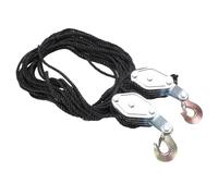 Culnflun Système de poulie de palan à Corde Robuste pour Garage et entrepôt - Bloc et matériel avec Construction en Acier allié et Rapport 8:1 pour soulever des Objets de 2 200 kg