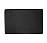 Culnflun Tapis d'alimentation pour Animaux de Compagnie, napperons en Silicone imperméables à Motif de Chiot, Tapis de Nourriture pour Chien Facile à Nettoyer de qualité alimentair (Black)