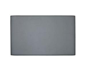 Culnflun Tapis d'alimentation pour Animaux de Compagnie, napperons en Silicone imperméables à Motif de Chiot, Tapis de Nourriture pour Chien Facile à Nettoyer de qualité alimentair (Grey)