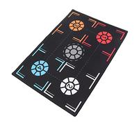 Culnflun Tapis d'entraînement de Basket-Ball, système d'entraînement de Basket-Ball en Caoutchouc Noir muet, Rappel de Point à la Maison pour Enfants, Durabilité Premium