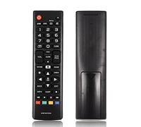 Culnflun Télécommande TV de Remplacement Noire, télécommande Infrarouge Universelle Compatible avec Le téléviseur AKB74915304, Coque ABS, télécommande Portable avec Transmission
