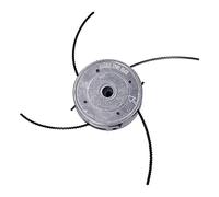 Culnflun Tête de -Herbe en Aluminium de 3,9 Pouces avec 4 Fils, tête de désherbage Universelle de Remplacement à Faible Vibration, désherbeur Universel pour -Bordures à Arbre Droit